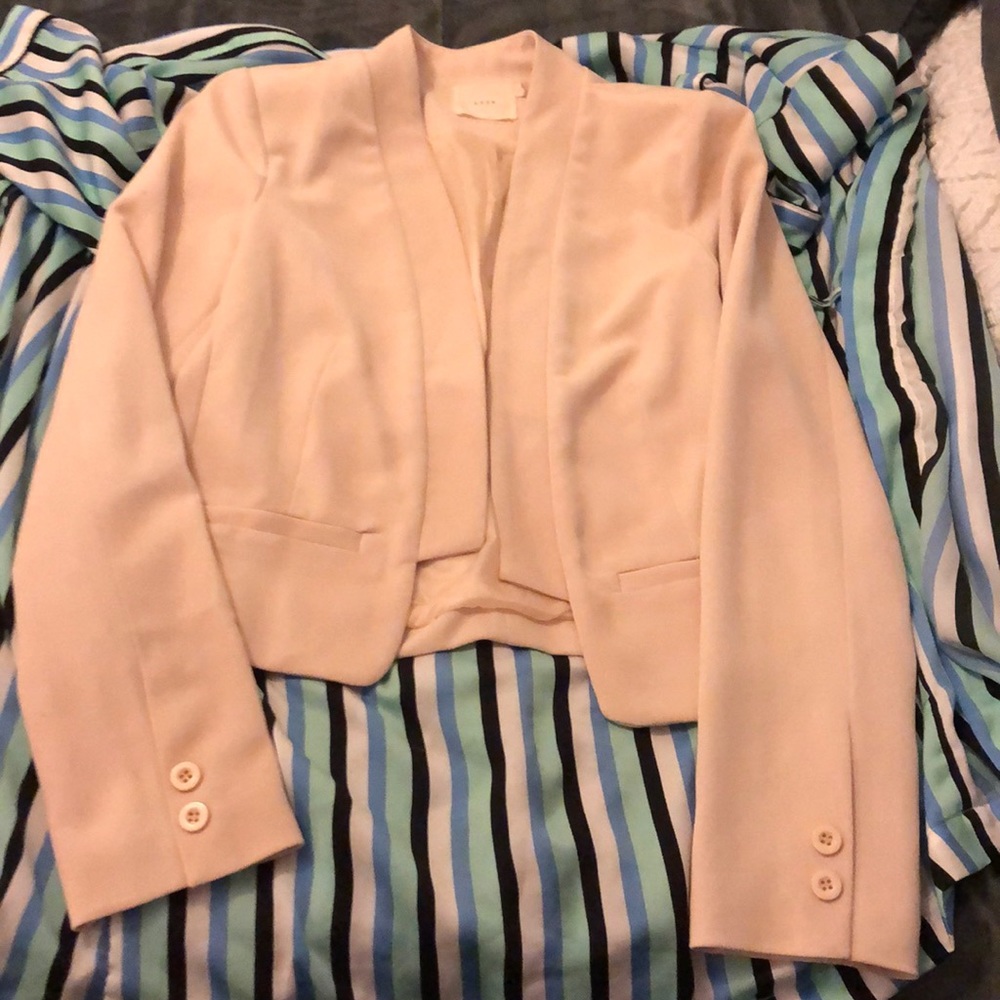Cream blazer
